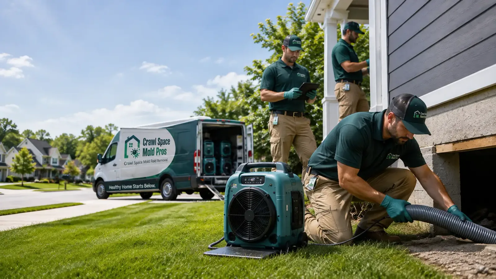 Crawl Space Mold Removal in Nyack, NY